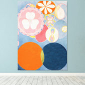 Hilma af Klint - The Ten Largest, nr. 2, Childhood Canvas Afdruk (Insitu (Houten vloer))