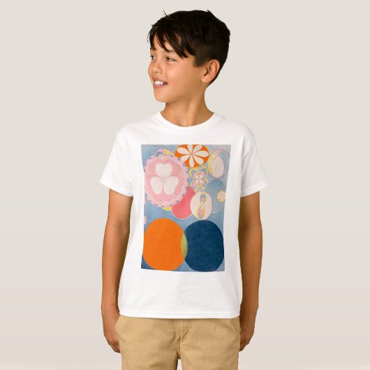 Hilma af Klint - The Ten Largest, nr. 2, Childhood T-shirt (Voorkant volledig)