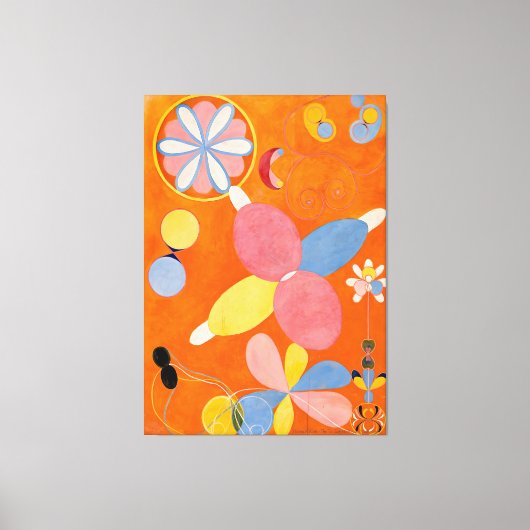 Hilma af Klint - The Ten Largest, nr.4, Youth Canvas Afdruk (Voorkant)