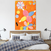Hilma af Klint - The Ten Largest, nr.4, Youth Canvas Afdruk (Insitu (Slaapkamer))