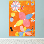 Hilma af Klint - The Ten Largest, nr.4, Youth Canvas Afdruk (Insitu (Houten vloer))