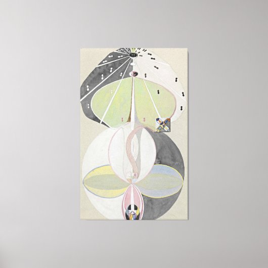 Hilma af Klint - Tree of Knowledge  Canvas Afdruk (Voorkant)
