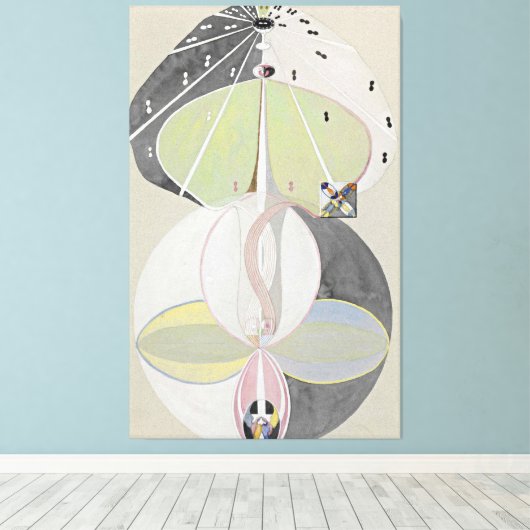 Hilma af Klint - Tree of Knowledge  Canvas Afdruk (Insitu (Houten vloer))