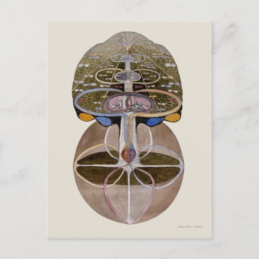 Hilma af Klint - Tree of Knowledge, nr. 1 Briefkaart (Voorkant)