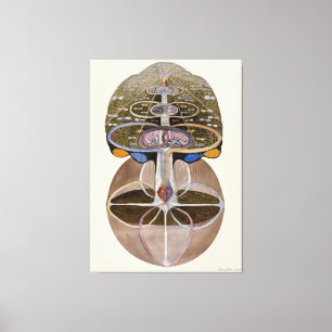 Hilma af Klint - Tree of Knowledge, nr. 1 Canvas Afdruk