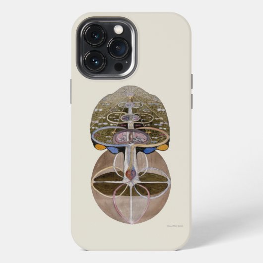 Hilma af Klint - Tree of Knowledge, nr. 1 iPhone Hoesje (Achterkant)