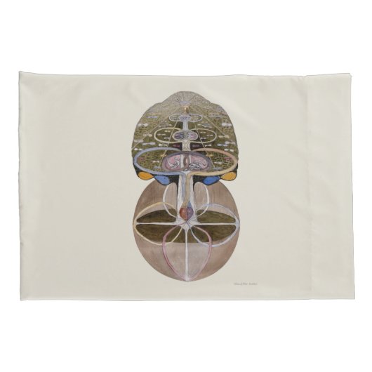 Hilma af Klint - Tree of Knowledge, nr. 1 Kussensloop (Achterkant-Rechts)