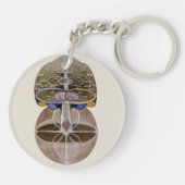 Hilma af Klint - Tree of Knowledge, nr. 1 Sleutelhanger (Achterkant)