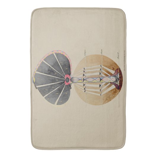 Hilma af Klint - Tree of Knowledge, nr. 3 Badmat (Voorkant Verticaal)