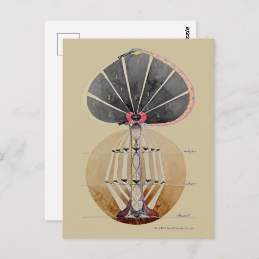 Hilma af Klint - Tree of Knowledge, nr. 3 Briefkaart (Voorkant / Achterkant)