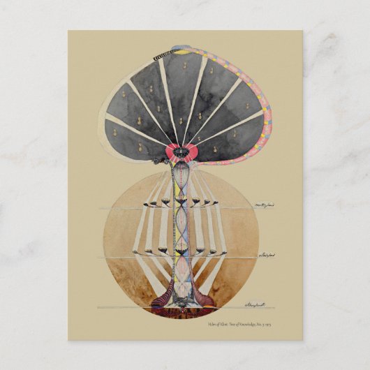 Hilma af Klint - Tree of Knowledge, nr. 3 Briefkaart (Voorkant)