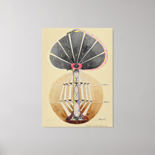 Hilma af Klint - Tree of Knowledge, nr. 3 Canvas Afdruk
