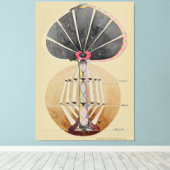 Hilma af Klint - Tree of Knowledge, nr. 3 Canvas Afdruk (Insitu (Houten vloer))