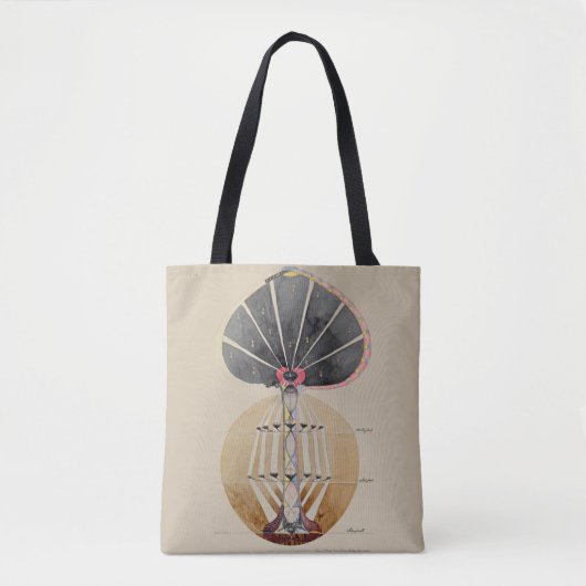 Hilma af Klint - Tree of Knowledge, nr. 3 Tote Bag (Voorkant)