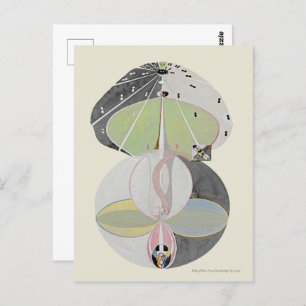 Hilma af Klint - Tree of Knowledge, nr. 5 Briefkaart