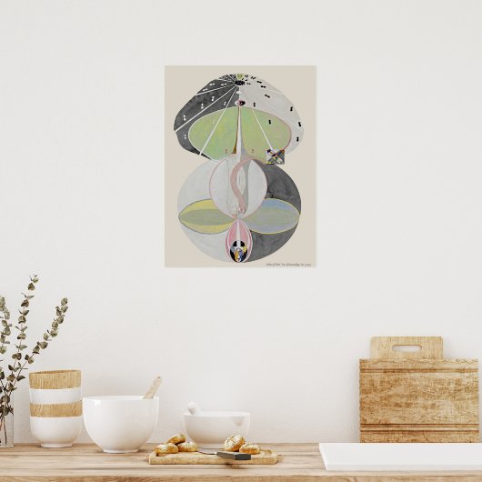 Hilma af Klint - Tree of Knowledge, nr. 5 Poster (Keuken)