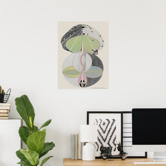 Hilma af Klint - Tree of Knowledge, nr. 5 Poster (Thuiskantoor)