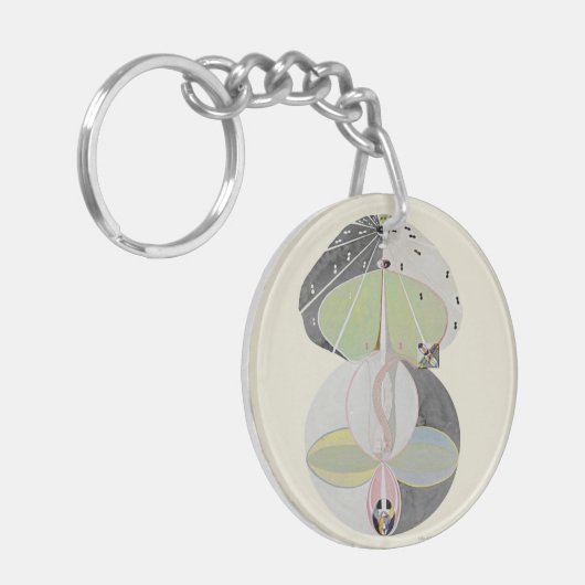 Hilma af Klint - Tree of Knowledge, nr. 5 Sleutelhanger (Voorkant Links)