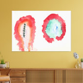 Hilma af Klint - Wheat and Wormwood Canvas Afdruk (Insitu (Woonkamer))