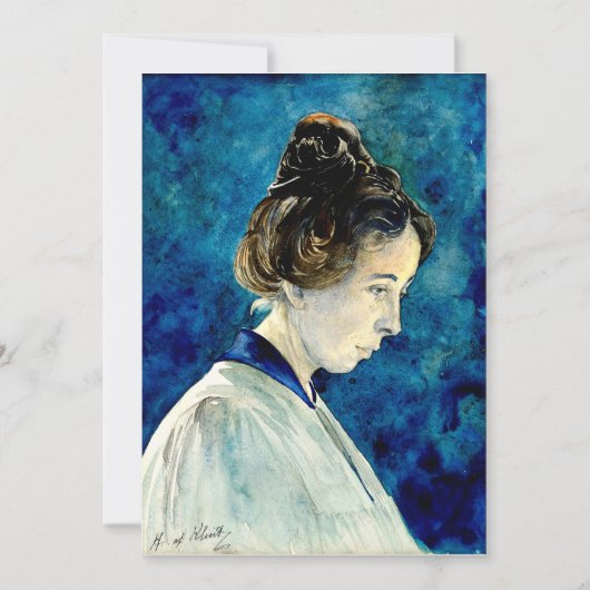 Hilma af Klint - Zelfportret, 1920 Kaart (Voorkant)
