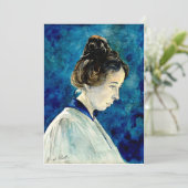 Hilma af Klint - Zelfportret, 1920 Kaart (Staand voorkant)