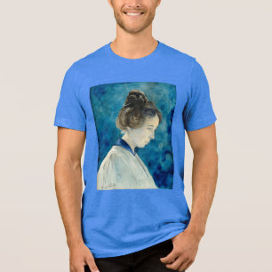 Hilma af Klint Zelfportret Profiel Kunst Tri-Blend Shirt