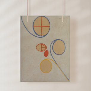Hilma Af Klint, Zevenpuntige ster nr. 2, Abstracte Poster