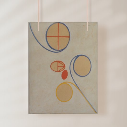 Hilma Af Klint, Zevenpuntige ster nr. 2, Abstracte Poster
