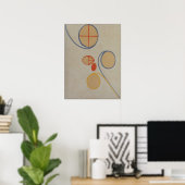 Hilma Af Klint, Zevenpuntige ster nr. 2, Abstracte Poster (Thuiskantoor)