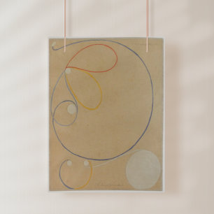 Hilma Af Klint, Zevenpuntige ster nr. 7, Abstracte Poster