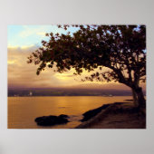 HILO BAY SUNDOWN in HAWAII Poster (Voorkant)