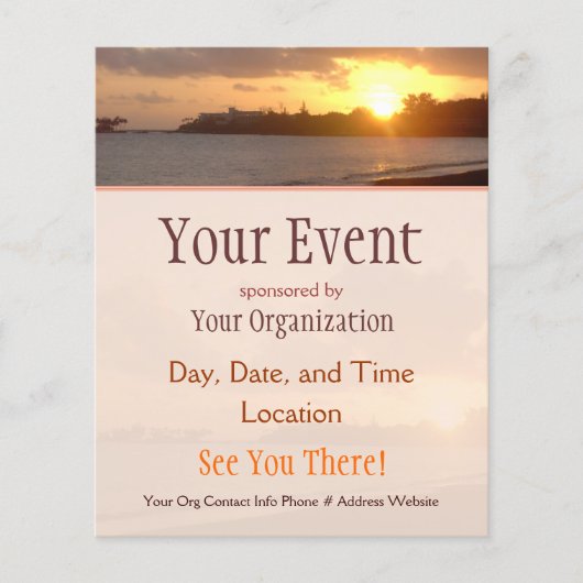 Hilo Dawn Event Flyers (Voorkant)