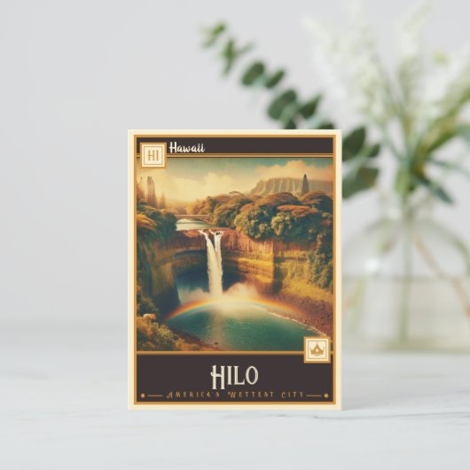 Hilo, Hawaï |  Briefkaart (Staand voorkant)