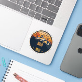 Hilo, Hawaï Sticker (Laptop met iPhone)