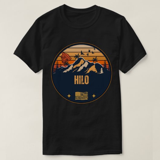 Hilo, Hawaï T-shirt (Design voorkant)