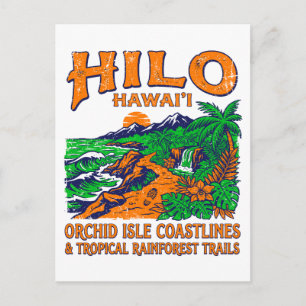 Hilo Hawaii Orchideeën Eiland Tropische Regenwoud Briefkaart