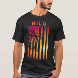  Hilo, Hawaii Patriottische vlag T-shirt