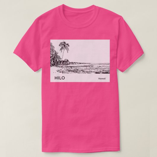 Hilo Hawaii T-shirt (Design voorkant)
