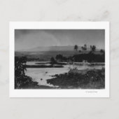 Hilo, Hawaii - Uitzicht van de stadfoto Briefkaart (Voorkant)