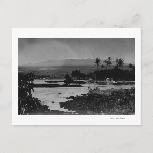 Hilo, Hawaii - Uitzicht van de stadfoto Briefkaart (Voorkant)