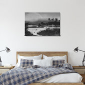 Hilo, Hawaii - Uitzicht van de stadfoto Canvas Afdruk (Insitu (Slaapkamer))