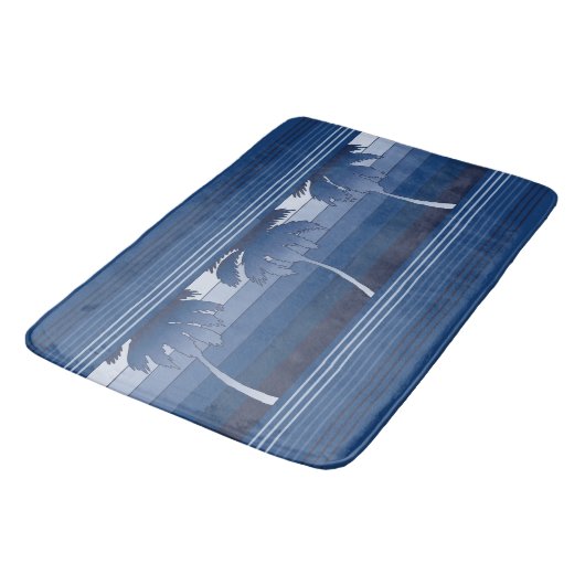 Hilo Hawaiian Palms Striped Badmat (Gekanteld)