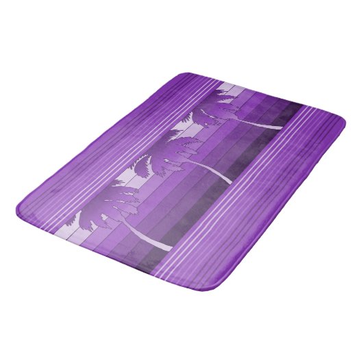 Hilo Hawaiian Palms Striped Badmat (Gekanteld)