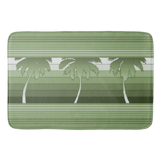 Hilo Hawaiian Palms Striped Badmat (Voorkant)