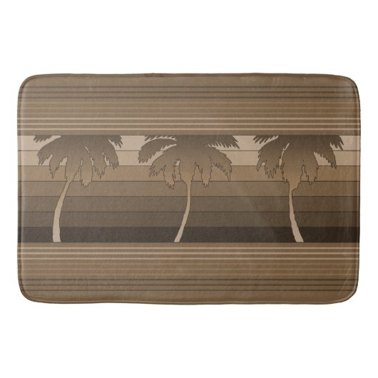 Hilo Hawaiian Palms Striped Badmat (Voorkant)