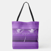 Hilo Hawaiian Palms Striped Beach tas (Achterkant)