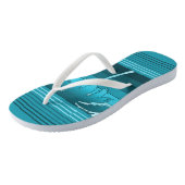 Hilo Hawaiian Palms Striped Teenslippers (Schuin)