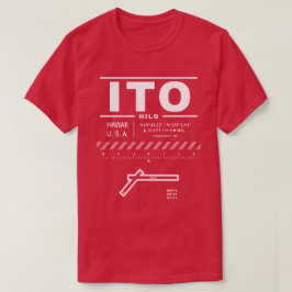 Hilo International Airport ITO T-shirt