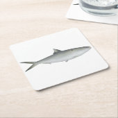 Hilsa Shad Kartonnen Onderzetters (Schuin)