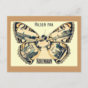 Hilsen Fra Kobenhavn - Groeten uit Kopenhagen Briefkaart